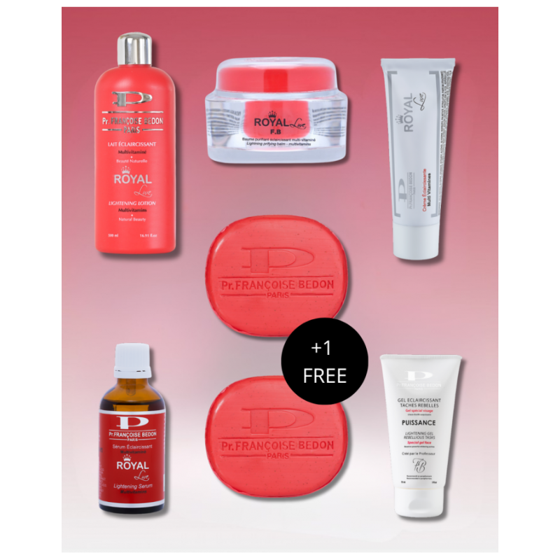 Pack Royal – Routine éclaircissante complète multivitaminée | Pr. Françoise Bedon