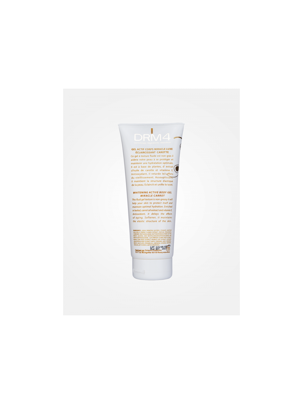 DRM4 | Gel Corps Miracle Carotte