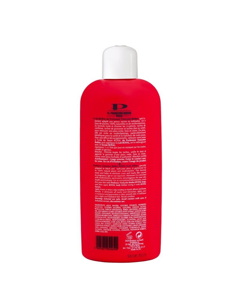 Lait Royal Luxe – Lait corporel éclaircissant multivitaminé | Françoise Bedon