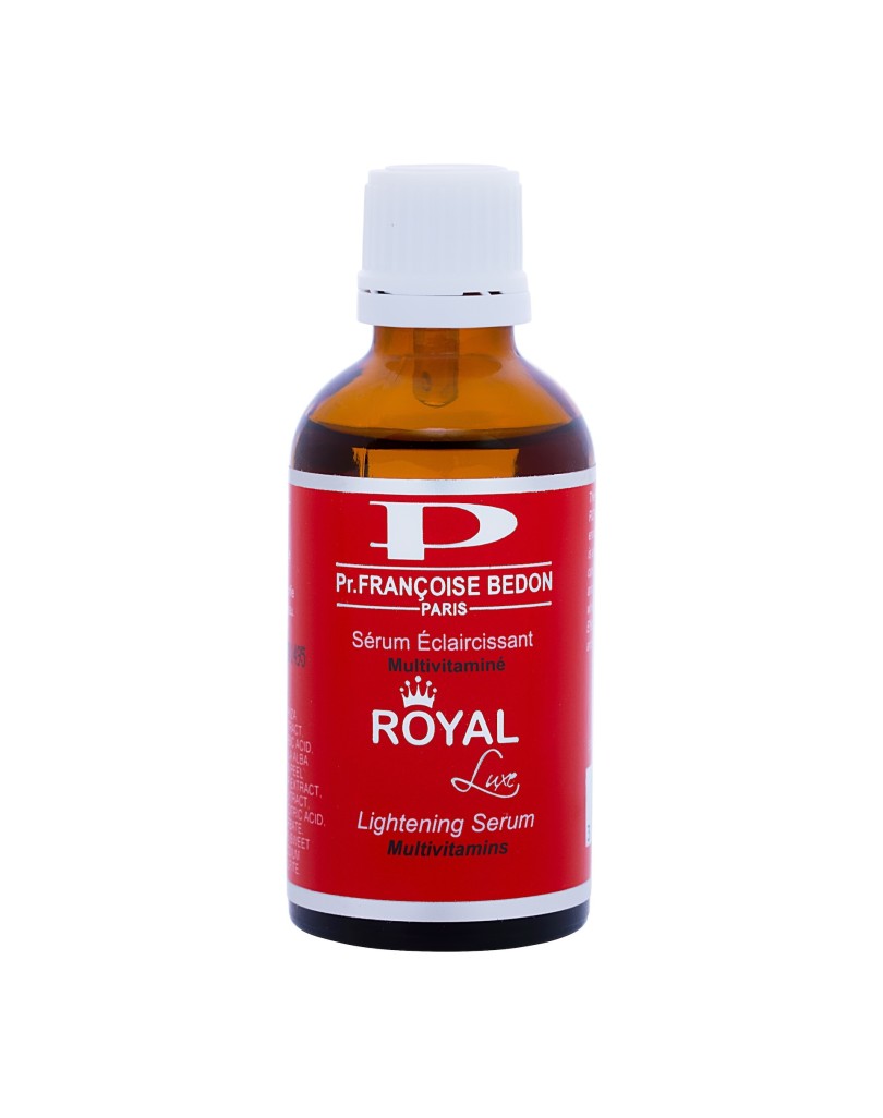 Sérum Royal Luxe – Sérum éclaircissant multivitaminé ciblé | Pr. Françoise Bedon