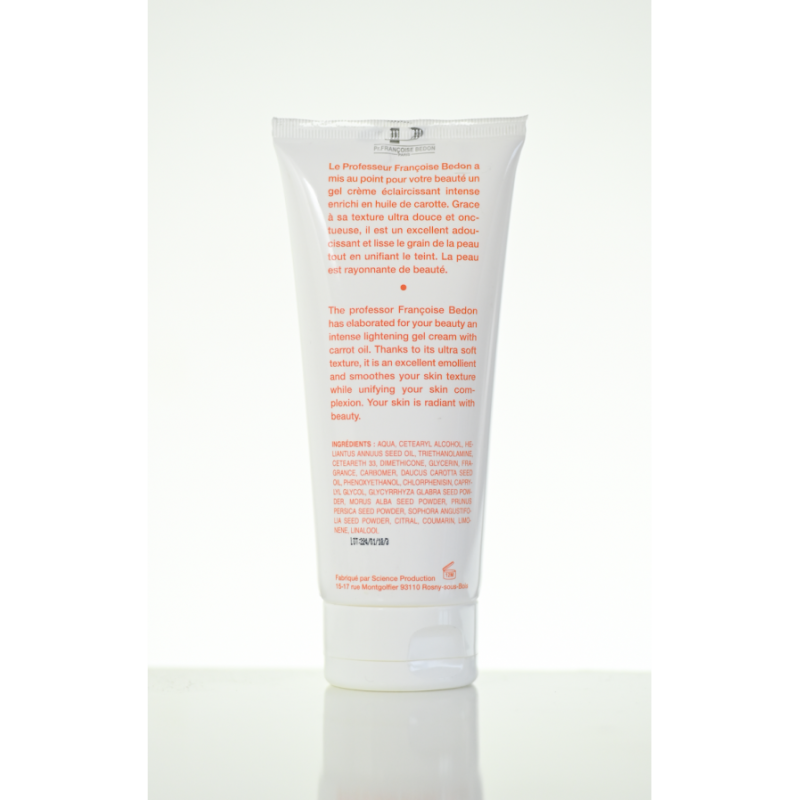 Gel Crème Visage & Corps Carotte – Soin éclaircissant nourrissant à l’huile de carotte