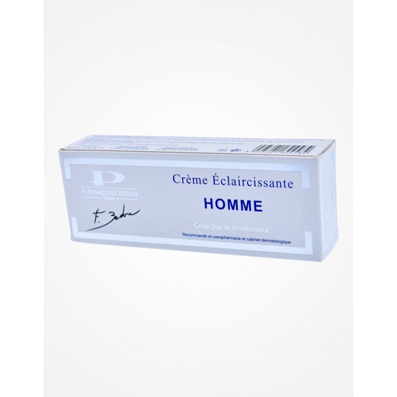 Pr. Françoise Bedon | Crème éclaircissante visage Homme en tube